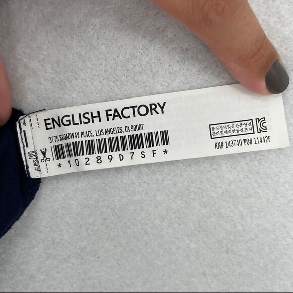 English Factory Embroidered Dress NWT XS - Picture 9 of 15